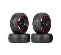 RC Auto Pneumatici Ruota per Tamiya TT01 TT02 TA06 per HPI WR8 per Kyosho per HSP 1/10 RC per Pneumatici Auto da per Corsa su per Strada Touring Drift Car Pneumatico Ruota