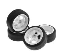 RC Auto Pneumatici Ruota per Tamiya XV01 4 Pezzi 65 Mm 1/10 RC per Pneumatici Auto da per Corsa su per Strada Touring Drift Car Tyre Wheel Upgrade Accessori