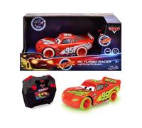 RC auto Saetta McQueen Turbo Glow Racers a telecomando 1:24
