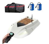 RC Bait Boat per la pesca, caratteristiche navigazione GPS, posizionamento a 100 punti, ampio vano esca, luci notturne, supporta rilascio esca, gancio traina, rete di trascinamento, capacità di carico