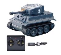 RC Battle Tank - Detailed Combat Vehicle Model, Educational Engineering Toy Set, Programmable Driving Action Toy | Interactive Remote Control Tank for Kids STEM Activities Outdoor Garden Team Play