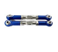Rc Biella In Metallo Compatibile Con LOSI Per Baja Per Rey Per Short Per Course 1/10 RC Auto Parte Tirante Dello Sterzo Tirante Dello Sterzo Asta RC Collegamenti Collegamento(Dark Blue)