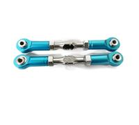 Rc Biella In Metallo Compatibile Con LOSI Per Baja Per Rey Per Short Per Course 1/10 RC Auto Parte Tirante Dello Sterzo Tirante Dello Sterzo Asta RC Collegamenti Collegamento(Blue)
