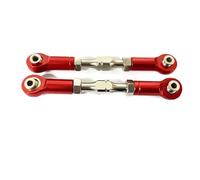 Rc Biella In Metallo Compatibile Con LOSI Per Baja Per Rey Per Short Per Course 1/10 RC Auto Parte Tirante Dello Sterzo Tirante Dello Sterzo Asta RC Collegamenti Collegamento(Red)
