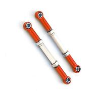 Rc Biella In Metallo Compatibile Con Traxxas Per Slash 4X4 1/16 RC Auto Aggiornata Parte 2 Pezzi Collegamento Sterzo In Lega Di Alluminio Servo Link Pull Rod Set(Red)