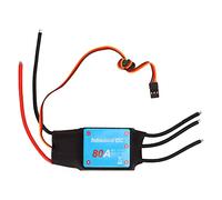 RC Boat Brushless ESC 80A | 5V / 5A BCE Output | Water Cooling Speed Controller for RC Boats/Underwater Propellers | Auto Throttle Learning & Alert Notification