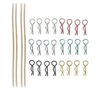 RC Body Shell Clip Rope Anti Lost R Pins Metal 1/8 1/10 1/12 1/18 RC Cars (120 mm)