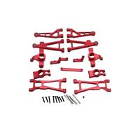 Rc Braccio Oscillante Per HBX16889a SG-1601-1602 E1261 1/16 RC Car Parti Di Aggiornamento In Metallo Per Supporto Dell'asse Della Tazza Del Gruppo Sterzo Del Braccio Oscillante(Red)