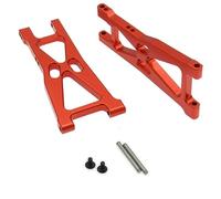 Rc Braccio Oscillante Per Himoto E10Xb E10Xbl E10Db E10Dbl E10Sc 1/10 In Lega Posteriore Inferiore Braccio Sospensione Rc Modello Auto Per Buggy Il Deserto Per Rally Parti(Red)