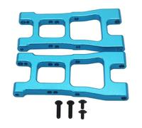 Rc Braccio Oscillante Per RedCat 1-10 BlackoutSC XTE XBE BSD Le Corse 2Pezzi Sospensione Anteriore Anteriore In Alluminio A-arm Rc Auto Aggiornata Riparazione Modifica Parti(Blue 1)