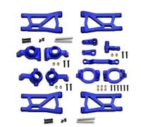 Rc Braccio Oscillante Per Remo Per Hobby Smax 1/16 RC Car 1631 1635 1651 1655 Per Forcellone Oscillante Gruppo Sterzo Coppa Asse Supporto C Per Sedile Parti Di Aggiornamento In Lega Alluminio(Blue)