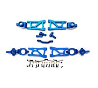 Rc Braccio Oscillante Per Remo Per Hobby Smax 1631 1635 1651 1655 1/16 Per Forcellone Supporto Per Asse C Base Gruppo Sterzo Coppa RC Auto Per Buggy Parti Di Aggiornamento In Metallo(Blue)