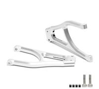 Rc Braccio Oscillante Per Traxxas ERevo 2.0 Per VXL 86086-4 1/10 2 Pezzi In Lega Bracci Di Sospensione Anteriori Posteriori Superiori Inferiori Ricambi Per Auto RC(Silver,Rear Lower)