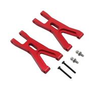 Rc Braccio Oscillante Per WLtoys A949 A959 A969 A979 K929 1/18 Alluminio Anteriore Posteriore Per Forcellone Base C Tazza Sterzo Con Cuscinetto RC Ricambi Auto Aggiornamento(Red,Rear Arm)
