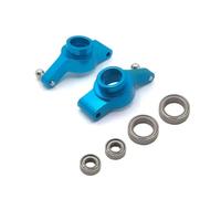 Rc Braccio Oscillante Per WLtoys A949 A959 A969 A979 K929 1/18 RC Car Parts Aggiornamento In Alluminio Anteriore Posteriore Per Forcellone BaseC Tazza Di Sterzo Con Cuscinetto(Rear Hub blue)