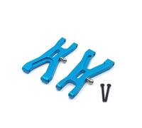 Rc Braccio Oscillante Per WLtoys A949 A959 A969 A979 K929 1/18 RC Car Parts Aggiornamento In Alluminio Anteriore Posteriore Per Forcellone BaseC Tazza Di Sterzo Con Cuscinetto(Rear Arm blue)