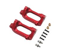 Rc Braccio Oscillante Per WLtoys A949 A959 A969 A979 K929 1/18 RC Car Parts Aggiornamento In Alluminio Anteriore Posteriore Per Forcellone BaseC Tazza Di Sterzo Con Cuscinetto(C hub red)