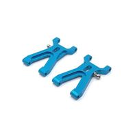 Rc Braccio Oscillante Per WLtoys A949 A959 A969 A979 K929 1/18 RC Car Parts Alluminio Aggiornamento Anteriore Posteriore Per Forcellone BaseC Tazza Sterzo Con Cuscinetto(Front Arm blue)