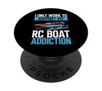 RC Capitano Modello Telecomando Barca Design RC Boat Amante PopSockets PopGrip Adesivo