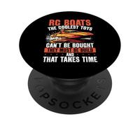 RC Capitano Radio Controlled Boat Graphic RC Boat Lover PopSockets PopGrip Adesivo