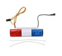 RC Car Alarming Light Multi Light Mode High Simulation Detachable Blue Red LED Warning Light for 1/8 1/10 RC