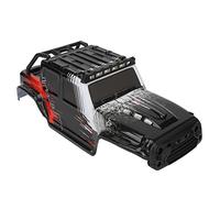 RC Car Body Shell Cover, Remote Control Car Body Accessory, Accurate Fit PVC Shell with Realistic Print for SCY 16103PRO 1/16 RC Car, Durable Impact Resistant Replacement Body (Rossa)