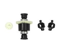 RC Car Differential Assembly with 2Pcs Rear Wheel Hub Carrier