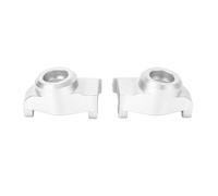 RC Car Metal Steering Cup | Aluminum Alloy Replacement for SCX10 PRO | Sturdy & Stable RC Spare Parts | Enhances Performance & Maneuverability (Silver)