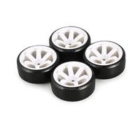 Rc Car Pneumatici Compatibile Con Traxxas Per HSP Per Tamiya HPI 1:10 RC Veicolo On-road Drifting Car Set Di Pneumatici Duri 4 Pezzi RC Modello Duro Drift Pneumatici Ruota Per Pneumatici(White)