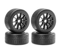 Rc Car Pneumatici Per ARRMA Per Infraction 6S F1 Per LIMITLESS Per FELONY Fireteam Per Racing 1/8 1/7 Ruote Pneumatico Su Per Strada Modificato Sostituzione Sostituire(Black)