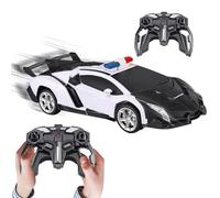 Rc Car Robot, Rotating Transforming Vehicle, 2 in 1 Music Toy, Interactive Motion Design, Durable Build for Play, Ideal for Kids, Indoor, Home, School, Backyard, Garden, Holiday, 6.3x5.31x7.48 Inches