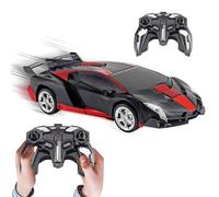 RC Car Robot, Rotating Transforming Wireless Control Cars Toys with Music, 6.3x5.31x7.48 Inches 2 in 1 Interactive Vehicle & Sturdy, Learning and Play for Kids Girls Boys Indoor Home School Backyard