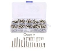 RC Car Screw Set | Stainless Steel Fittings for Axial SCX10 III 1/10 Scale | 175 - Piece Repair Kit for RC Cars/Trucks/Crawlers | Long - Lasting Fasteners with Storage Box
