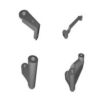 RC Car Steering Kit Compatible with Wltoys A959 Series Performance Enhancement