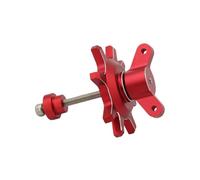 RC Car Upgrade Per 1/10 RC Crawler Car 1.9 2.2 Pollici Beadlock Cerchione Metallico Nero/Rosso Pneumatico Strumento Di Aiuto Per Montaggio/Smontaggio Modifiche Auto Telecomandate(Red)