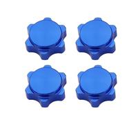 RC Car Upgrade Per 1/8 RC Per Hobby Car Per Buggy Truck Hop-Up Parts Per HSP Per Axial Per HPI Per Himoto Dado Esagonale Per Mozzo Ruota Da 17 Mm Copertura Antipolvere Fine(Blue)