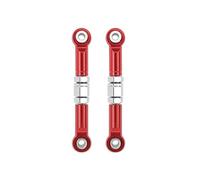RC Car Upgrade Per MJX H16 16207 16208 16209 16210 1/16 RC Car Upgrades Parts Accessories 2 Pezzi Barra Dello Sterzo Anteriore In Metallo Collegamenti Dello Sterzo Ricambi RC(Red)