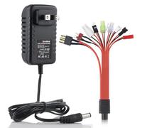 RC Caricabatteria per 4.8V 7.2V 8.4V 9.6V NiMH/NiCD, RC Caricabatteria da auto per Traxxas Batteria 2.4V-12V NiMH/NiCD (non per batteria LiPO)