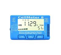 RC CellMeter8 1S-8S Misuratore di Tensione Della CapacitÃ Della Batteria per Misuratore LiPo Li-Lon NiMH