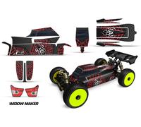 RC Corpo Immagini Kit Adesivi Avvolgere Per J Concepts Silenziatore 1/8 Vedova