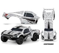 RC Corpo Immagini Kit Adesivi Avvolgere Per pro-Line Fluo-Tek Camion Contender S