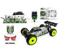 RC Corpo Immagini Kit Decalcomania Avvolgere Per J Concepts Silenziatore Di 1/8
