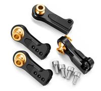 RC Crawler Componenti Per 1/10 Rc Crawler Off-Road Car Parti Di Aggiornamento 4 Pezzi Set In Lega Di Alluminio M4 Testa A Sfera Tirante Estremità Giunto Decorativo Di Ricambio