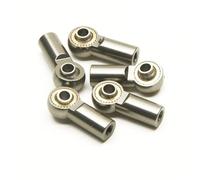 RC Crawler Componenti Per Axial Per Scx10 Per Sakura D4 1/10 Rc Auto 5 10 Pz Alluminio M3 In Senso Orario Filo Testa A Sfera Tirante End Parti Aggiornamento Comune(Titanium,5Pcs)