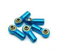RC Crawler Componenti Per Axial Per Scx10 Per Sakura D4 1/10 Rc Auto 5 10 Pz Alluminio M3 In Senso Orario Filo Testa A Sfera Tirante End Parti Aggiornamento Comune(Blue,5Pcs)