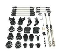 RC Crawler Componenti Per Hb R1001 R1002 R100 1/10 Rc Auto 4Wd Parti Anteriore Asse Posteriore Sterzo Tirante Tazza C Componenti Fissaggio Alberi Trasmissione(Black)