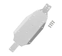 RC Crawler Componenti Per Losi Micro B LOS-1766 LOS00007 1/24 RC Auto Aggiornamenti Parti Telaio In Alluminio Piastra Protezione 2WD Per Buggy RTR All Metal(Silver)