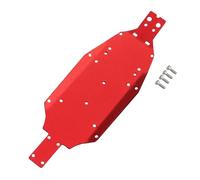 RC Crawler Componenti Per Losi Micro B LOS-1766 LOS00007 1/24 RC Auto Aggiornamenti Parti Telaio In Alluminio Piastra Protezione 2WD Per Buggy RTR All Metal(Red)