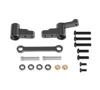 RC Crawler Componenti Per MJX Per Hyper Go 14301 14302 14303 1/14 RC Auto In Metallo Migliorato Aggiornato Sterzo Componente Con Colonna Liquidazione(Titanium)