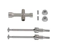RC Crawler Componenti Per SCY 16101 Pro 16102 16103 1/16 Metallo Anteriore Posteriore Brushless Drive Shaft CVD Dogbone RC Auto Parti Di Aggiornamento Accessori